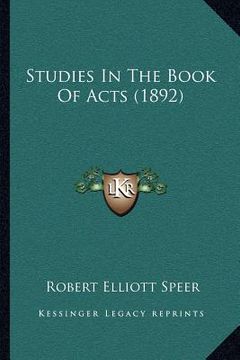 portada studies in the book of acts (1892) (en Inglés)