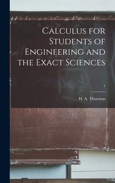 portada Calculus for Students of Engineering and the Exact Sciences; 1