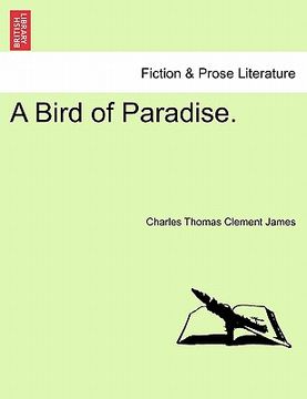 portada a bird of paradise. (en Inglés)