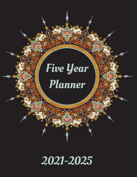 portada Five Year Planner: Plan and Organize your Time, 60 Months Calendar (en Inglés)