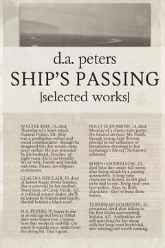 portada ship's passing (in English)