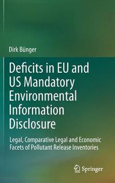 portada deficits in eu and us mandatory environmental information disclosure (en Inglés)