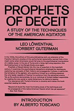 portada Prophets of Deceit: A Study of the Techniques of the American Agitator (in English)