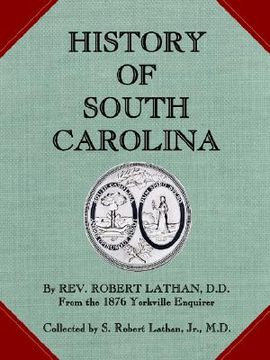 portada history of south carolina (en Inglés)