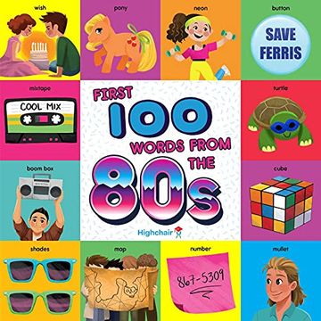 portada First 100 Words From the 80s (Insight Kids (Highchair u)) (in English)