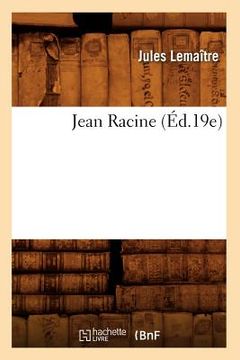 portada Jean Racine (Éd.19e) (en Francés)