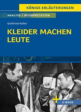 portada Kleider Machen Leute von Gottfried Keller- Textanalyse und Interpretation (en Alemán)