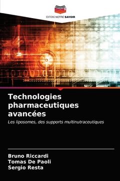 portada Technologies pharmaceutiques avancées (en Francés)