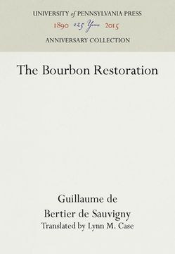 portada The Bourbon Restoration (en Inglés)