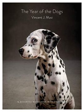portada The Year of the Dogs Notecards: (16 dog Portrait Correspondence Cards, dog Lovers Photography Notecards) 