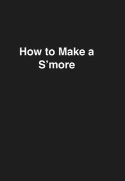 portada How to Make a S'More (in English)