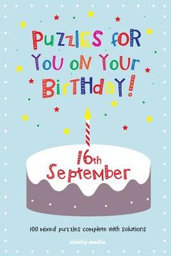 portada Puzzles for you on your Birthday - 16th September (en Inglés)