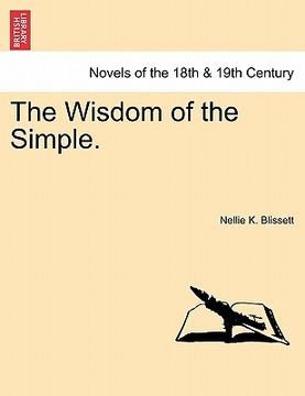 portada the wisdom of the simple. (en Inglés)