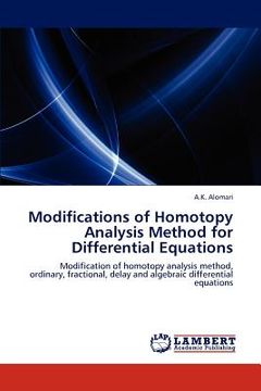 portada modifications of homotopy analysis method for differential equations (en Inglés)