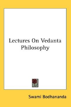 portada lectures on vedanta philosophy (in English)