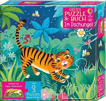 portada Erstes Puzzle & Buch: Im Dschungel (in German)