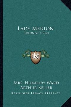 portada lady merton: colonist (1912) (en Inglés)
