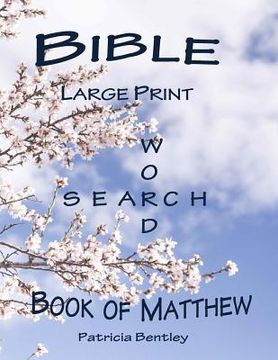 portada Bible Large Print Word Search: Book of Matthew (en Inglés)