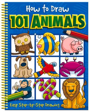 portada How to Draw 101 Animals (en Inglés)