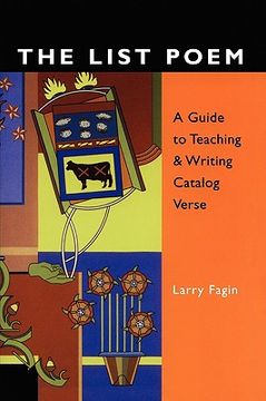 portada the list poem: a guide to teaching & writing catalog verse