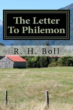 portada The Letter To Philemon (en Inglés)
