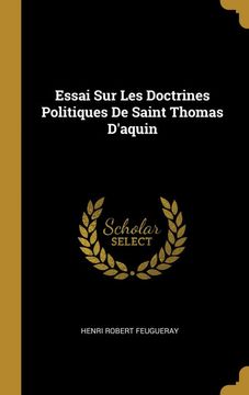 portada Essai sur les Doctrines Politiques de Saint Thomas Daquin 