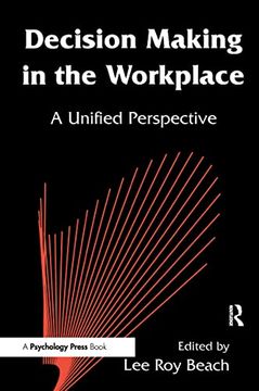 portada Decision Making in the Workplace: A Unified Perspective (en Inglés)