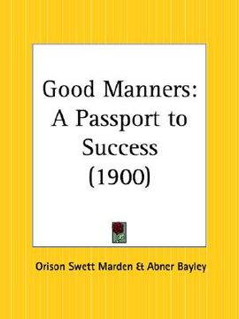 portada good manners: a passport to success (en Inglés)