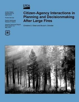 portada Citizen-Agency Interactions in Planning and Decionmaking After Large Fires (in English)