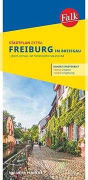 portada Falk Stadtplan Extra Freiburg 1: 17. 500 mit Ortsteilen von bad Krozingen, Bötzingen, Denzlingen, Gottenheim, Gundelfingen, Kirchzarten, March, Merdingen, Schallstadt, Umkirch (en Alemán)