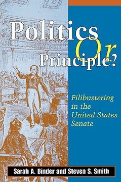 portada politics or principle?: filibustering in the united states senate (en Inglés)