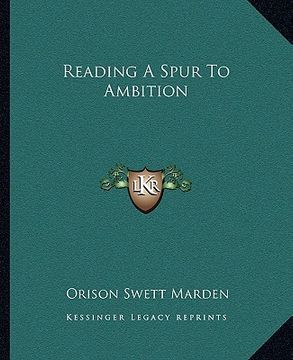 portada reading a spur to ambition