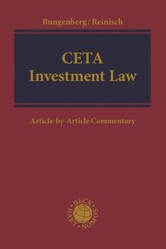 portada CETA Investment Law: Article-By-Article Commentary (en Inglés)
