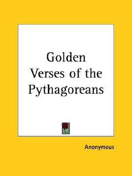 portada golden verses of the pythagoreans (en Inglés)
