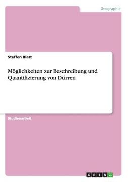 portada Möglichkeiten zur Beschreibung und Quantifizierung von Dürren (in German)