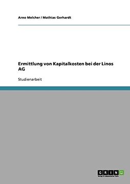 portada Ermittlung von Kapitalkosten bei der Linos AG (German Edition)
