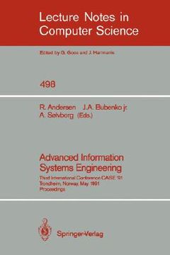 portada advanced information systems engineering (in English)
