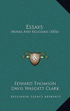 portada essays: moral and religious (1856) (in English)