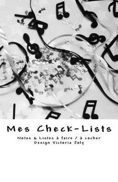 portada Mes Check-Lists: Notes & Listes a faire / a cocher - Design Blanc (en Francés)