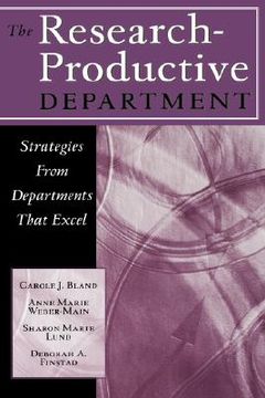 portada the research-productive department: strategies from departments that excel