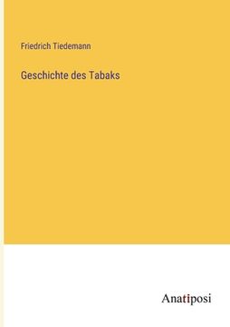 portada Geschichte des Tabaks (en Alemán)