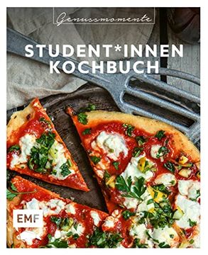 portada Genussmomente: Student*Innen-Kochbuch: Schnell? Günstig? Lecker: Rezepte für Pfannen-Pizza, Halloumi-Burger, Gnocchi al Limone und Mehr! (en Alemán)