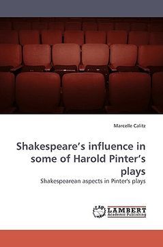 portada shakespeare's influence in some of harold pinter's plays (en Inglés)
