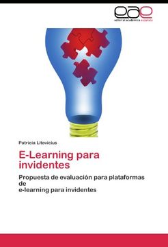 portada E-Learning para invidentes: Propuesta de evaluación para plataformas de  e-learning para invidentes