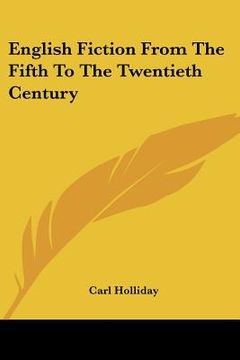 portada english fiction from the fifth to the twentieth century (en Inglés)