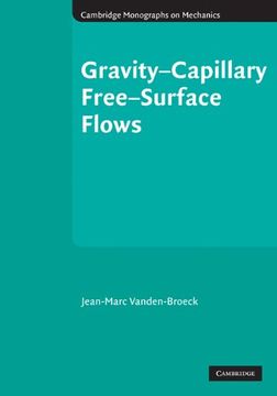 portada Gravity-Capillary Free-Surface Flows Hardback (Cambridge Monographs on Mechanics) (in English)