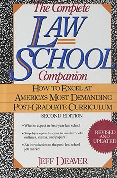 portada The Complete law School Companion: How to Excel at America's Most Demanding Post-Graduate Curriculum (in English)