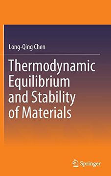 portada Thermodynamic Equilibrium and Stability of Materials (en Inglés)