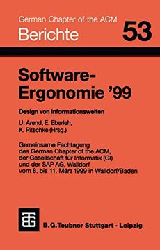 portada Software-Ergonomie '99: Design von Informationswelten (in German)