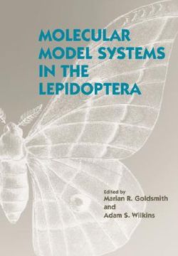 portada Molecular Model Systems in the Lepidoptera (en Inglés)